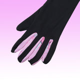 ROUND NECKLINE TOP WITH GLOVES (6624149733494)