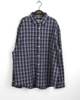 [UNISEX] Dickes Vintage Check Brushed Outer Long Sleeve Shirt