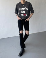 スリムフィットブラックラディッシュジーンズ / MZ237 Slim Fit Black Radish Jeans ( S ~ XXL )