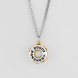 ドーナツネックレスシルバー925(18kゴールドプレイティドゥ ) / DONUT NEC SILVER925(18K GOLD PLATED) (6637084508278)