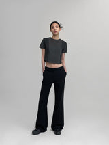 [MADE] Dominic Low Waist Semi Bootcut Slacks