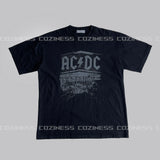バックACDCショートスリーブTシャツ / BACK ACDC Short-sleeved T-shirt