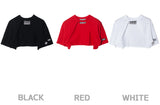 CMショートスリーブショルダークロップTシャツ/TOP(8607) CM Short Sleeve Shoulder Crop Tee