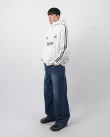 ベルトループディティールフラップデニムジーンズ / belt loop detail flap denim jeans