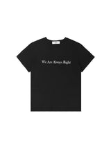 レタリングTシャツ / T1008 LETTERING T-SHIRT_BLACK