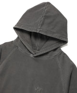 RAGLAN PIGMENT SELLER LOGO HOODIE CHARCOAL(CV2DFUM406A)