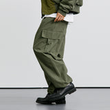 ナイロン2WAYワイドカーブフィットカーゴパンツ / NYLON 2WAY WIDE CURVE FIT CARGO PANTS KHAKI