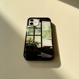 (Basic)Black Bumper Case_Green Sunday