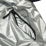 ウィンドブレーカーフーデッドステッチジャケット/BSR2223FWJK034 MMM WINDBREAKER HOODED STRETCH JACKET SILVER/NAVY