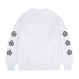 [UNISEX]エルボー3ラインフラワートレーナー