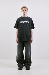 ハニーロゴ Tシャツ / CHARMS HONEY LOGO T-SHIRT BK