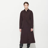POCKET BELTED DRESS, DARK BURGANDY (6629497897078)