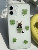 ラッキーサムシャミズキャットフォーンケース / Lucky some Shamizu cat phone case