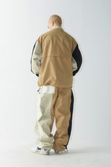 ワイドジャケット/BSR2223FWJK055 MCS WIDE JACKET MULTI BEIGE