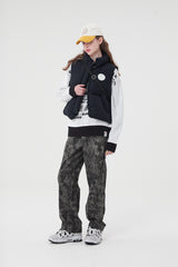 ドゥードゥルチェリーサークルロゴダウンベスト／DOODLE CHERRY CIRCLE LOGO PADDING VEST [NAVY]