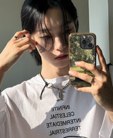 スクラッチスリーブT / Scratch Sleeve Tee (2 color)