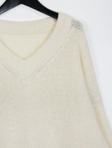 アルパカボキシーニット / Alpaca Boxy Knit (5color)