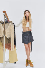 アンダーツイストニットカーディガン/Under Twisted Knit Cardigan (4 colors)