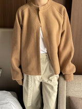 Toast round-neck cardigan