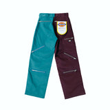 MYne×Dickies crazy zip bicolor pants / MYne×Dickies クレイジージップバイカラーパンツ (4542910300278)