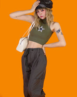 スカリーハイネックスリーブレス/skully highneck sleeveless