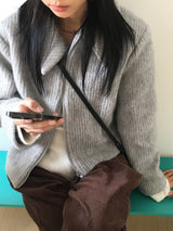 [Wool 50] Milko Mohair Short Collar Jacket