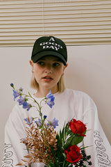 クラックメッシュキャップ / CRACK MESH CAP (black)