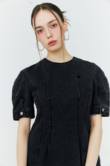 デニムミニドレス/Denim Mini Dress