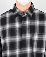 カットオーバーチェックシャツ / Cutting over-checkered shirt (6628253991030)