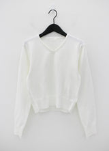 Minimal V-neck Knit (12color)