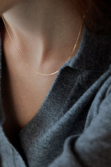 [14K] Silky Necklace
