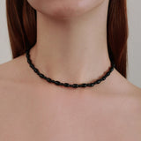 oval onyx necklace (spare chain)
