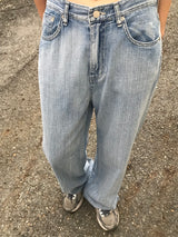 Wander brushed denim pants