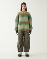 グラデーションセーター/GRADATION SWEATER GREEN YELLOW