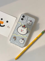 サンタメレンゲゼリースマホケース / Santa Meringue jelly case (iphone case)