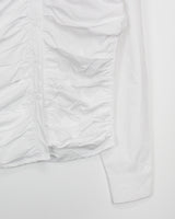 リンクルシアリングシャツ/Wrinkle Shirring Shirt (2color)