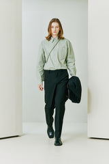 Bar tag Shirt olive (6683676901494)