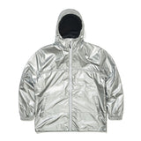 ラウンドラインフーデッドジャケット/BSR2223FWJK044 ROUND LINE HOODED JACKET SILVER