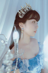 アフロディーテシリーズ - ジュエルクイーンピアス / Aphrodite Series - Light Sapphire Jewel Queen Piercing