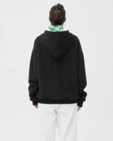TYPO LOGO HOODIE ZIPUP-BLACK (6604551979126)