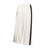 Mixed Fabric Knit KUYRI K Track Pants (Lucent Ivory)