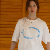 ビッグサークルロゴTシャツ / BIG CIRCLE LOGO TEE_WHITE