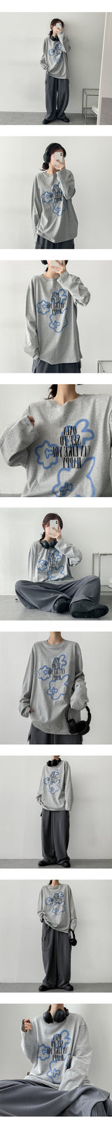 クラウドボクシーロングスリーブTシャツ