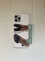 フーエムアイフォーンケース / WHO AM I PHONE CASE (CARD POCKET)
