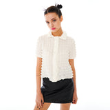 バックリボンシャツ / Back Ribbon Shirt [White]
