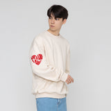 [UNISEX]マルチライフロゴハートスウェットシャツ