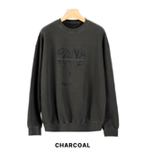 ハートピグメントオーバーサイズフィットスウェットシャツ / Heart Pigment Oversized Fit Sweatshirt_3color