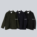 ステンカラーウールハーフコート/Balmacan Wool Half Coat