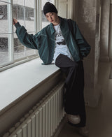 スーパーワイドロゴパンツ / [自主製作] Super wide logo pants (3 color)