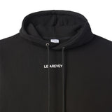 LE AREVEY ORIGINAL LOGO HOODIE BLACK